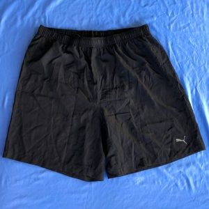 PE running shorts